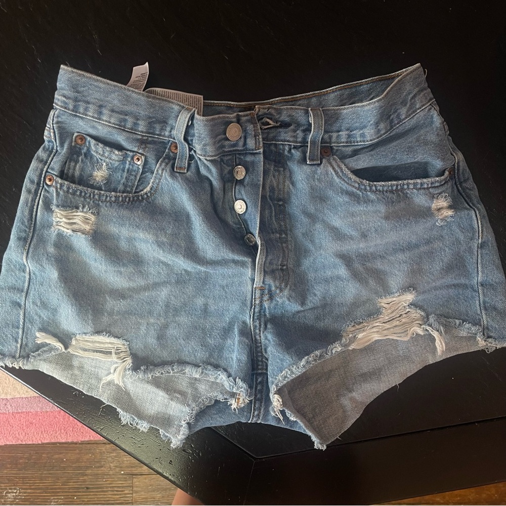 Levi 501 denim shorts